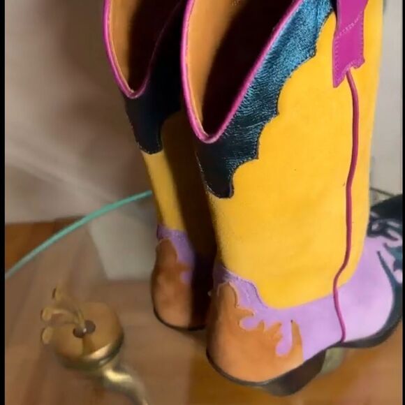 Free People Toral - Firecracker Western Cowboy Boots - Picture 8 of 8